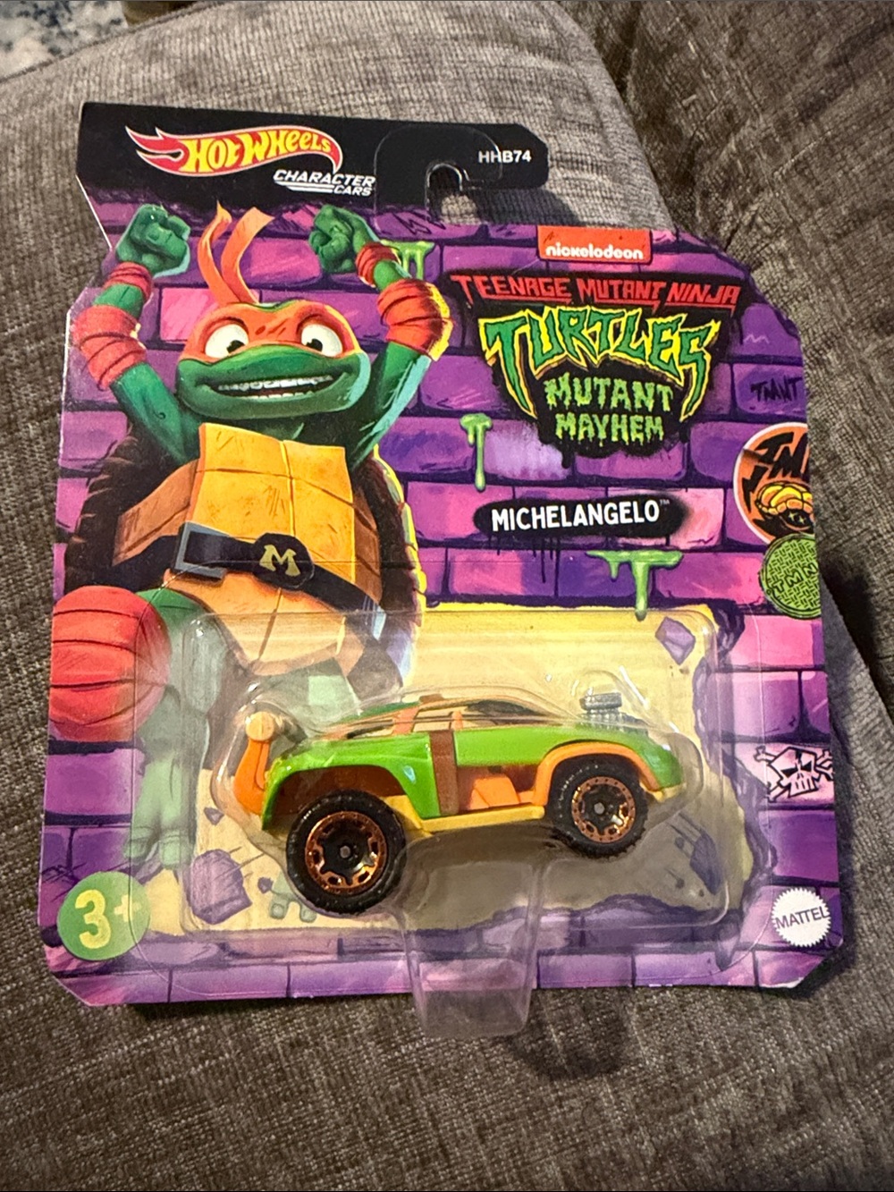 Hot Wheels Character Cars TMNT Mutant Mayhem Michelangelo Sealed